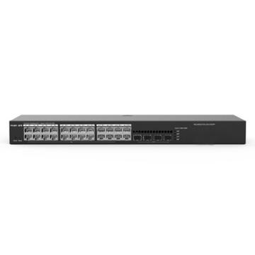 锐捷RG-NBS3100-24GT4SFP二层网管24口千兆交换机  4个千兆光口 黑色
