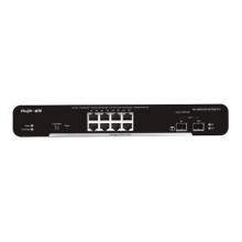 锐捷RG-NBS3100-8GT2SFP-P 二层网管8口千兆POE交换机 千兆上联 黑色