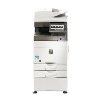 夏普（SHARP) MX-C5082D 彩色复印机（主机+双面送稿器+双纸盒带落地原装工作DE25N+装订分页器+无线wifi）（含1年保修）