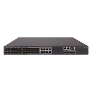华三交换机 LS-5500V2-30F-EI 24个千兆SFP口 8个千兆电口 4个万兆SFP+口 1个扩展槽位 智能型可网管