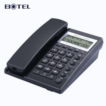 宝泰尔（BOTEL）电话机座机 固定电话 办公家用 可接电话交换机/桌壁两用 T156 黑色