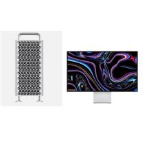 苹果塔式工作站macpro（2.7GHz24核IntelXeonW处理器，TurboBoost最高可达4.4GHz1.5TB (12x128GB)DDR4ECC内存，RadeonProVegaII图形处理器配备 32GBHBM2显存，4TB固态硬盘，不锈钢框架配支脚，妙控鼠标2+妙控板2，带有数字小键盘的妙控键盘-中文(拼音)/ProDisplayXDR 32英寸视网膜6K显示器，含Pro Stand显示器支架。