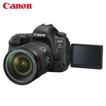  佳能（Canon）EOS 6D Mark II 6D2全画幅单反相机 L级24-105标准镜头套装(含DJI Air 2S 畅飞套装＋128G内存卡+ 大疆 DJI Pocket 2 灵眸口袋云台相机）