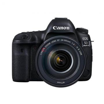 佳能（Canon）EOS 5D Mark IV 5D4 单反相机 单反套机 全画幅（EF 24-105mm f/4L IS II USM 单反镜头含闪迪128G CF 高速内存卡+佳能相机包+沣标读卡器）单位：套