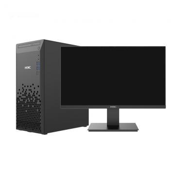 H3CDesk X500t台式机（I5-12500+内存16G DDR4 +512GB M.2 NVMe固态硬盘+1TB 3.5英寸7200转机械硬盘+180W+Windows 11 中文家庭版+3年服务+17L+23.8寸显示器）